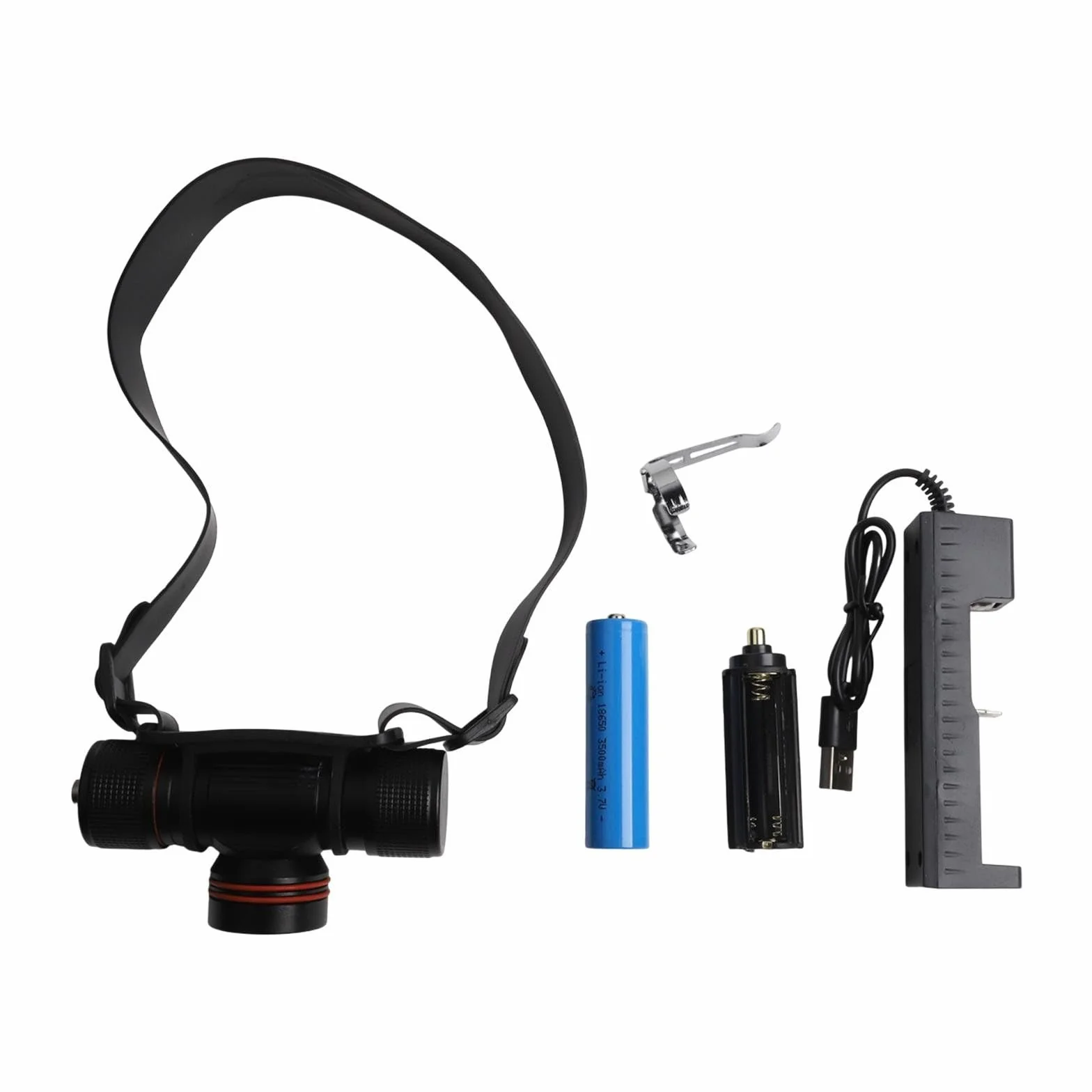 Torcia frontale subacquea IPX8 LED 30 W 4 modalità di illuminazione