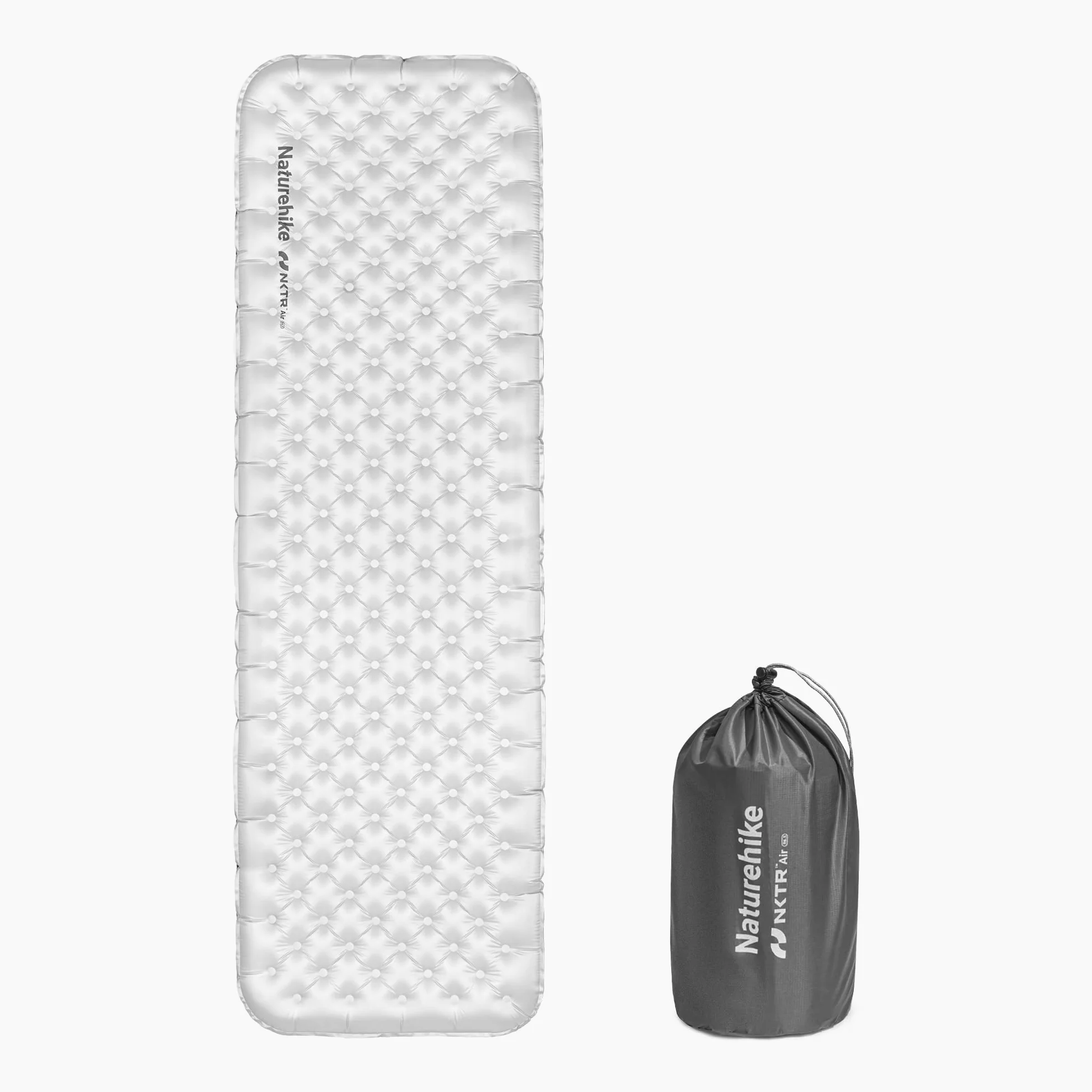 Naturehike Materassino gonfiabile 6.5R 186cm*58cm, Ultraleggero Campeggio Materasso, Durevole Materassino da Campeggio Portatile per Trekking Escursionismo