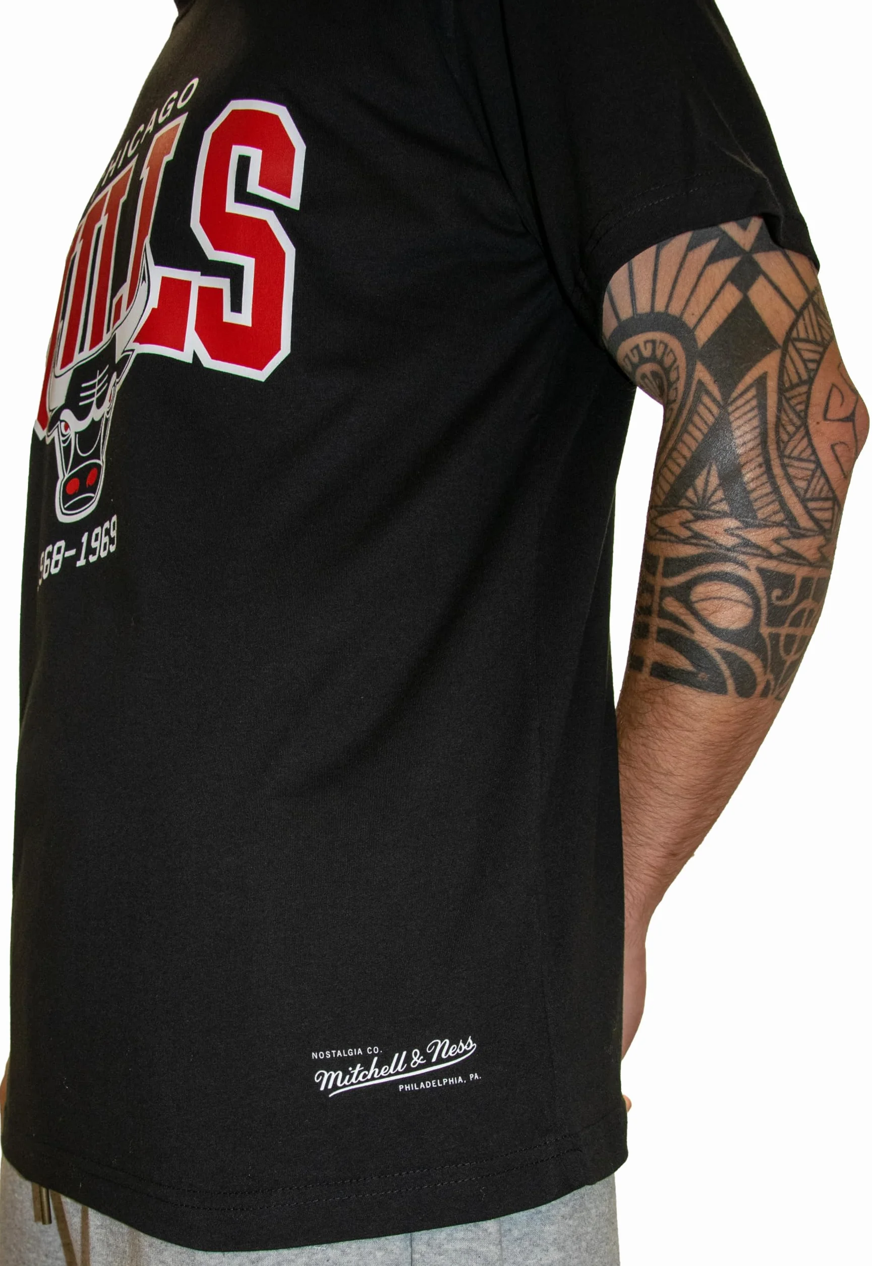 Mitchell & Ness Uomo T-Shirt NBA HWC Team Arch Print