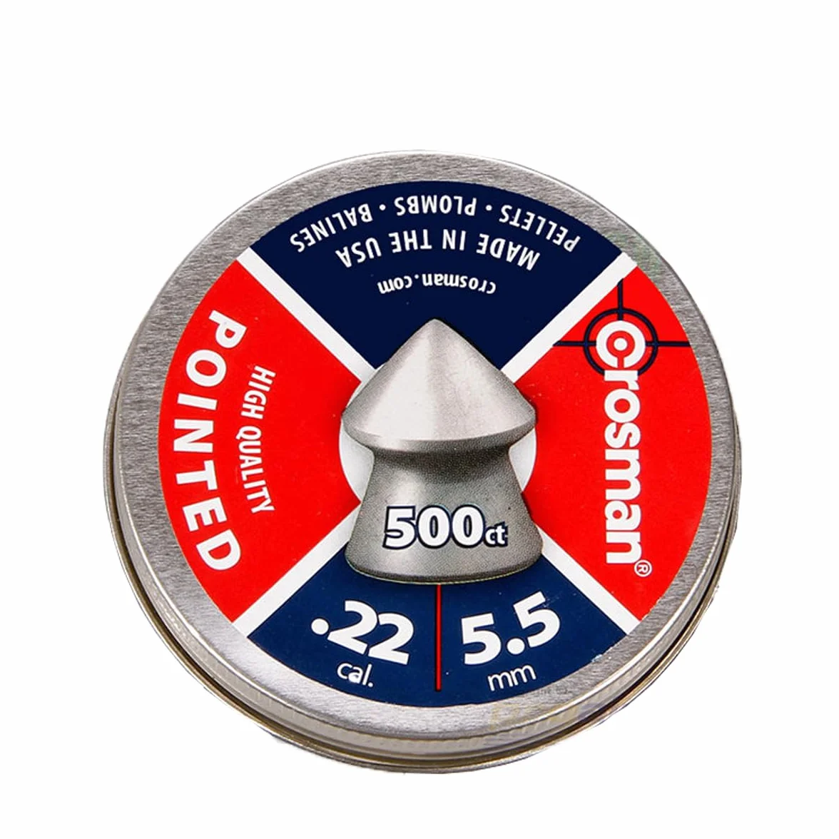 PALLINI 5,5 MM CAL 22 PIOMBINI pointed CROSMAN ARIA COMPRESSA PCP