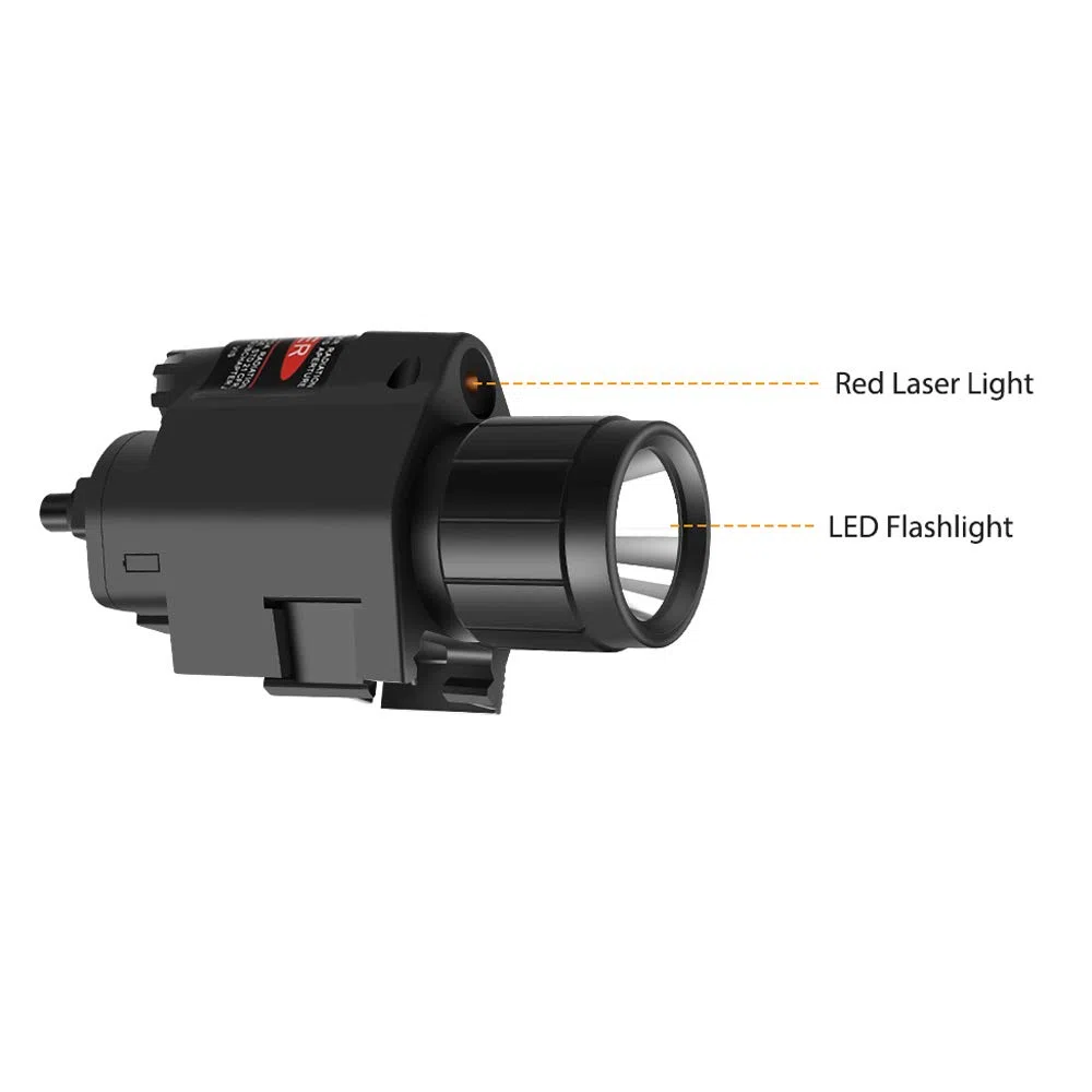 Tactical LED Arma Pistola Luce Torcia Interruttore a distanza Red Dot Laser Sight Airsoft Pistola per 20mm Rail