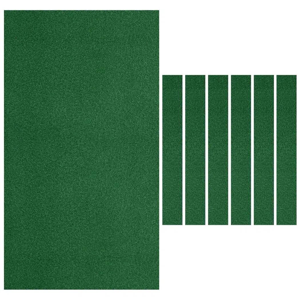 Panno in feltro per tavolo da biliardo da 2,4 m, in nylon e feltro, include 6 strisce per telaio, gioco veloce e fluido