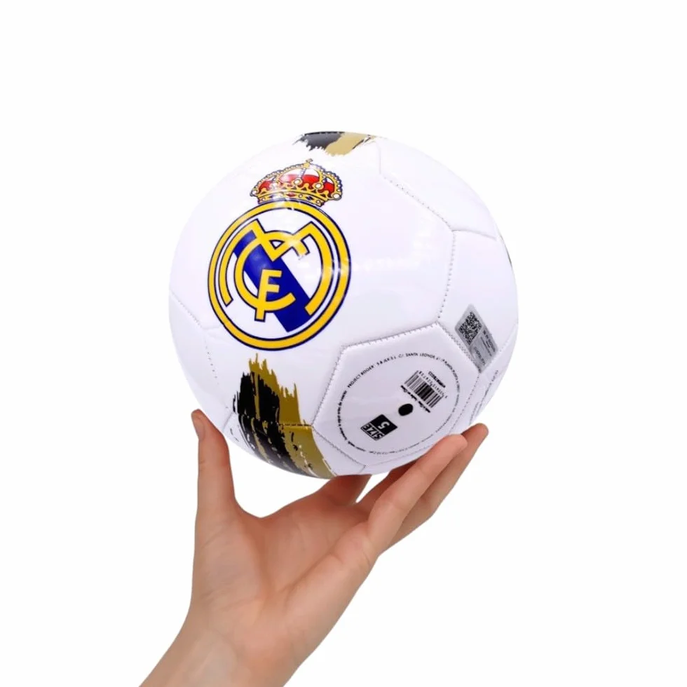Real Madrid Pallone da Calcio Ufficiale Taglia 5 Oro/Blu/Bianco