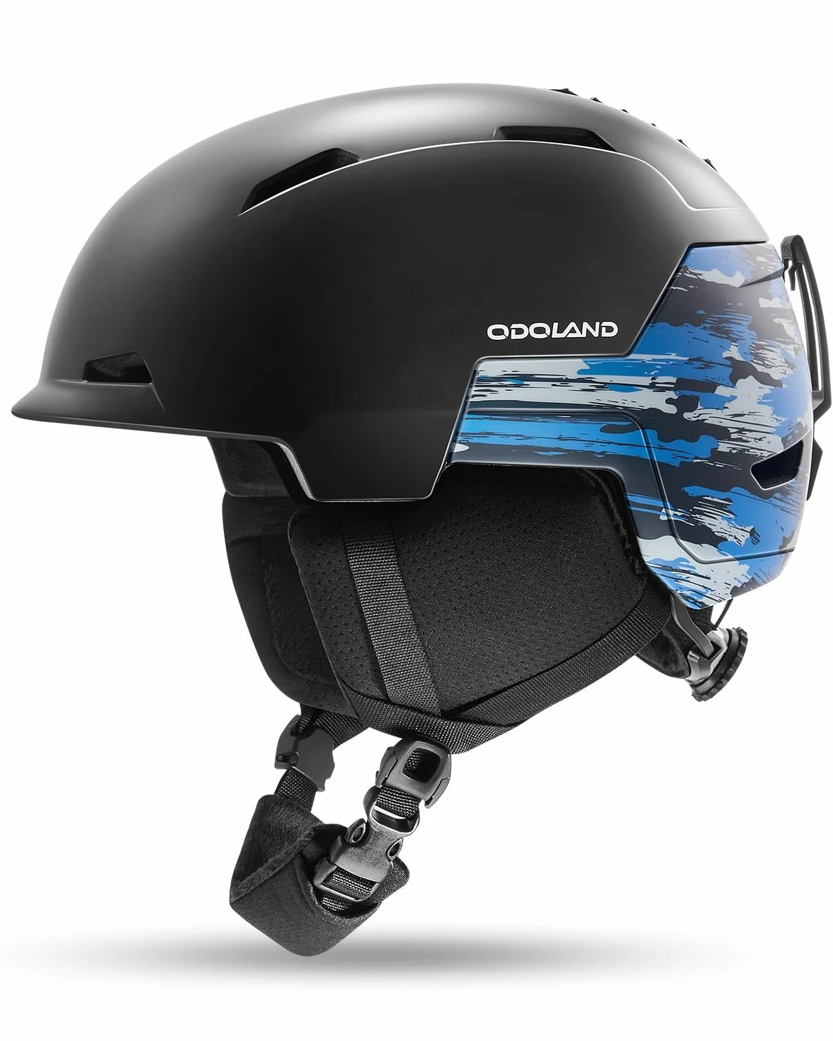 Odoland Casco da Sci Unisex, Casco da Snowboard per Uomo e Donna, Protezione Ottimale Ventilazione, Taglia Regolabile per Adulti Caschi per Snowboard e Sci Alpino