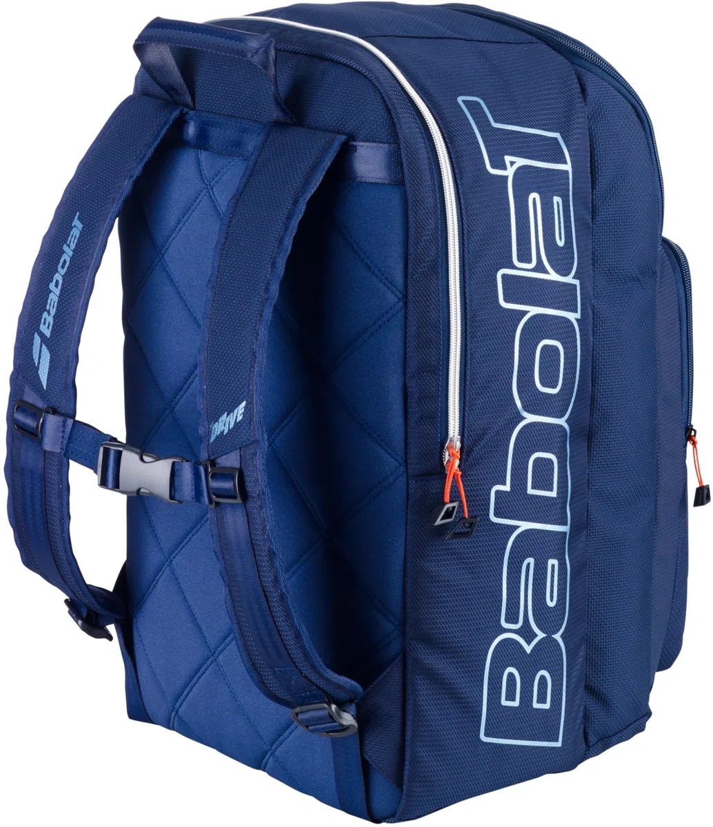 Babolat, Tennis Tasche Modell Kids, Einheitsgröße, Farbe Blau/Weiß/Rosa, Vielseitige Tasche mit Zwei Fächern, Spezielles Fach für Zubehör, Ideal für Kinder