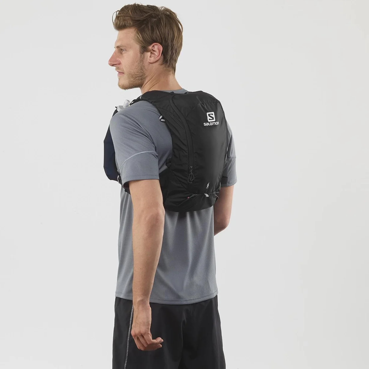 Salomon Agile 6 Gilet Unisex per Idratazione Trail Running Escursionismo MTB, Comfort dinamico, Accesso rapido, Versatilità