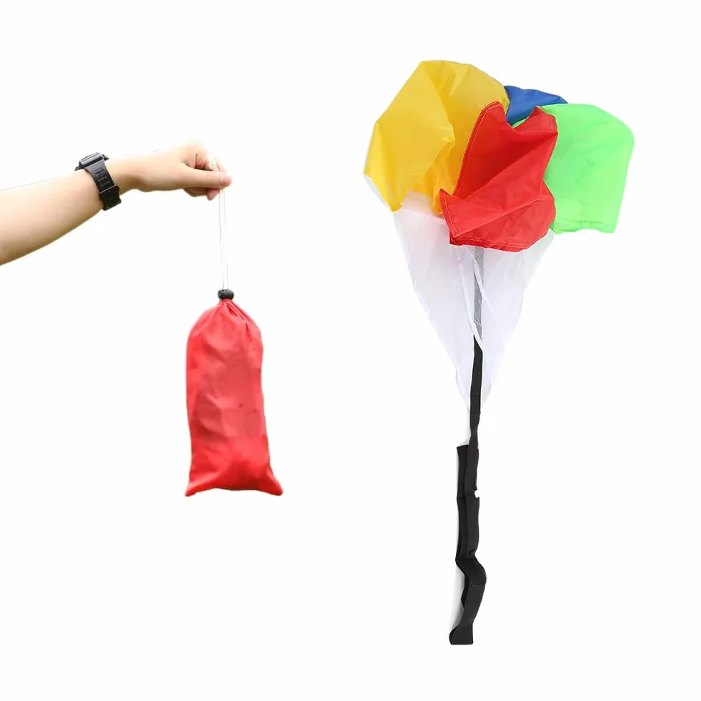 Paracadute da Corsa per Bambini con Cintura Regolabile per Allenamento di Velocità e Resistenza
