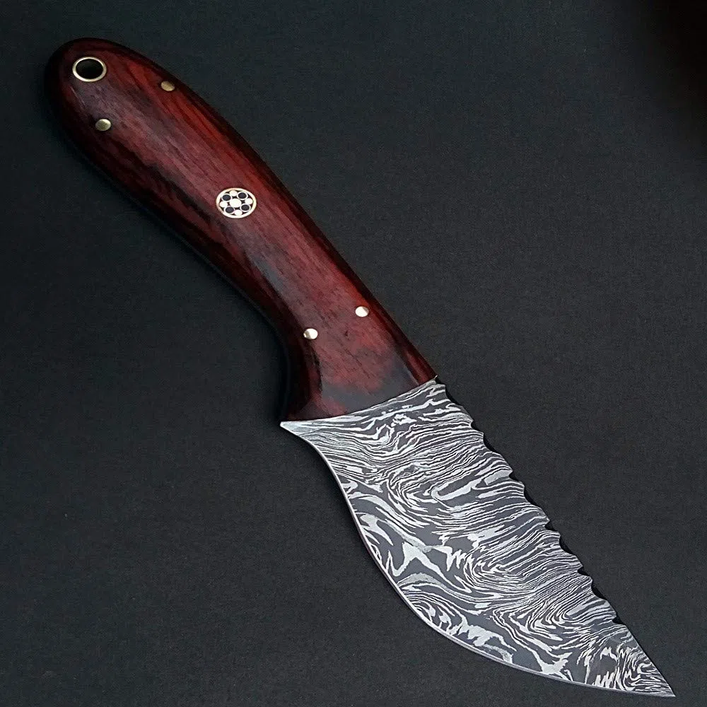 PAL 2000 KNIVES Coltello in Acciaio Damasco Fatto A Mano su Misura CHA-9298