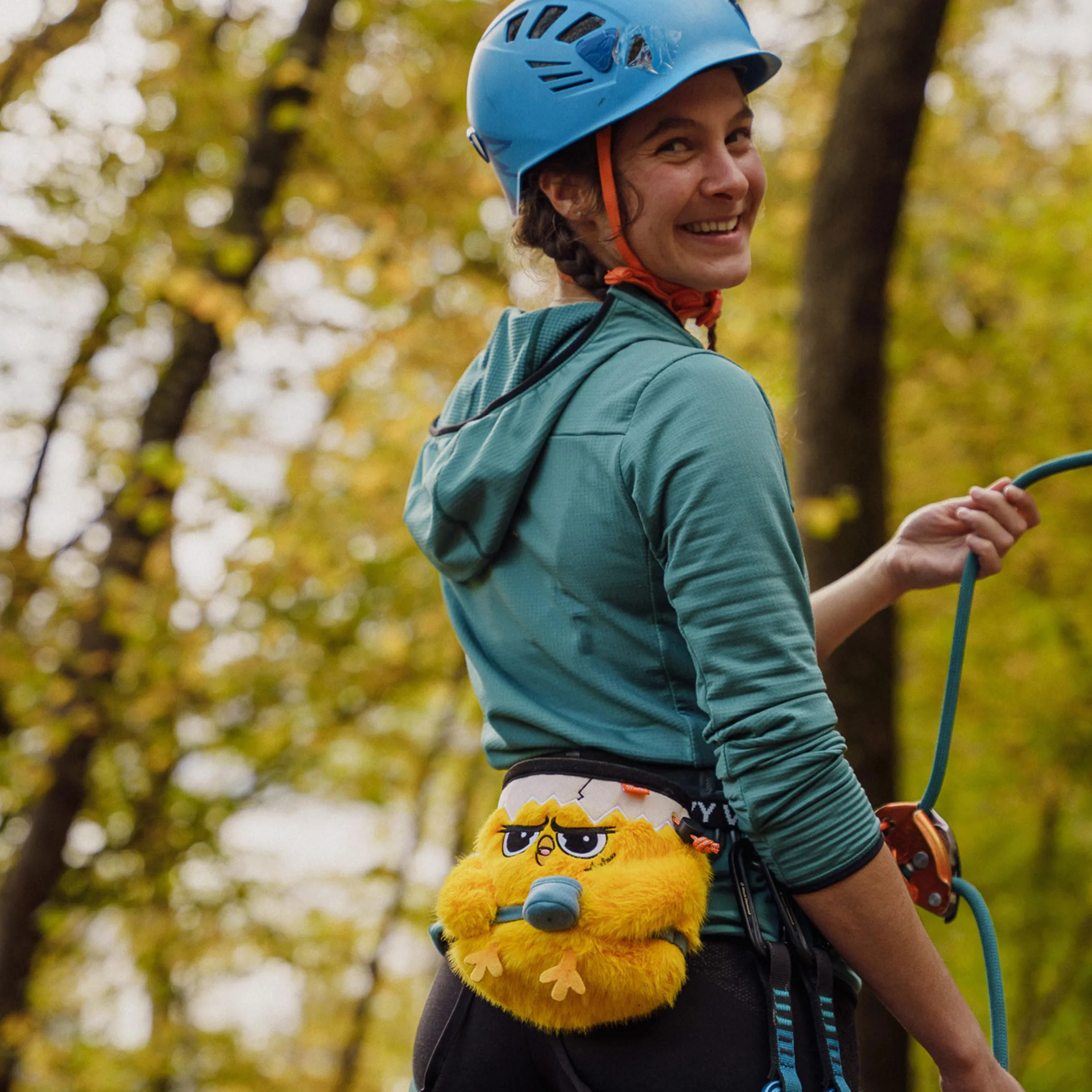 Vertical Chick Rock Climbing Chalk Bag per Adulti e Bambini Borsa Gessetti Bouldering