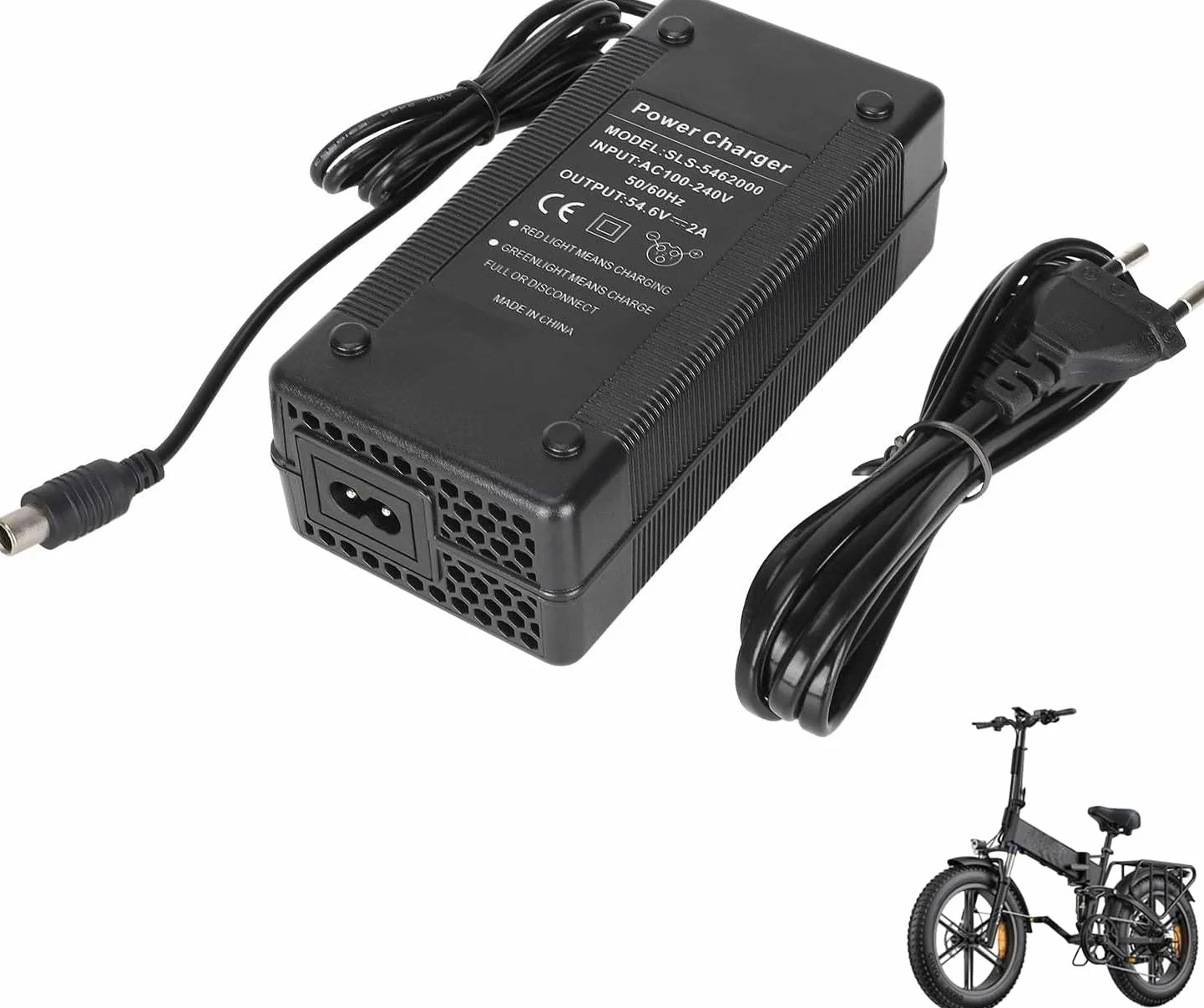 Caricatore 54,6 V 2 A per ENGWE EP-2 Pro Bike e Scooter
