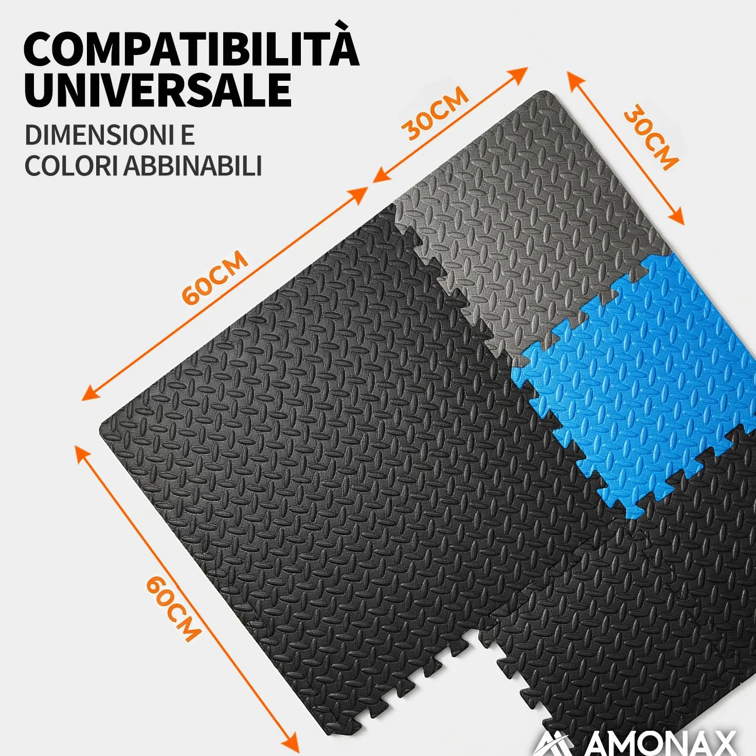 Amonax Tappeto Palestra Tappetini Schiuma Eva Puzzle per Palestra Casa