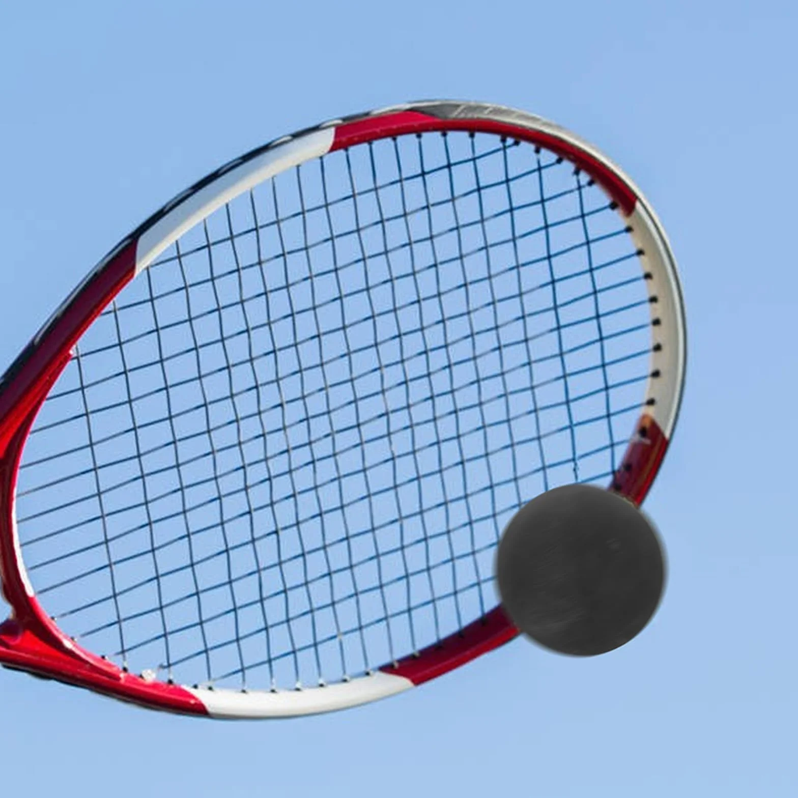 UKCOCO 6 Palline da Racquetball in Gomma Elastica Nere per Allenamento Squash e Giochi di Rimbalzo