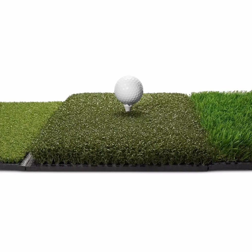 SKLZ Tappetino da Golf per Pratica,Simula Colpi da Tee a Green,Materiale Resistente,63.5 cm x 40.6 cm,Perfetto per Allenamento a Casa,Colore Verde - Migliora Precisione e Distanza nel Gioco