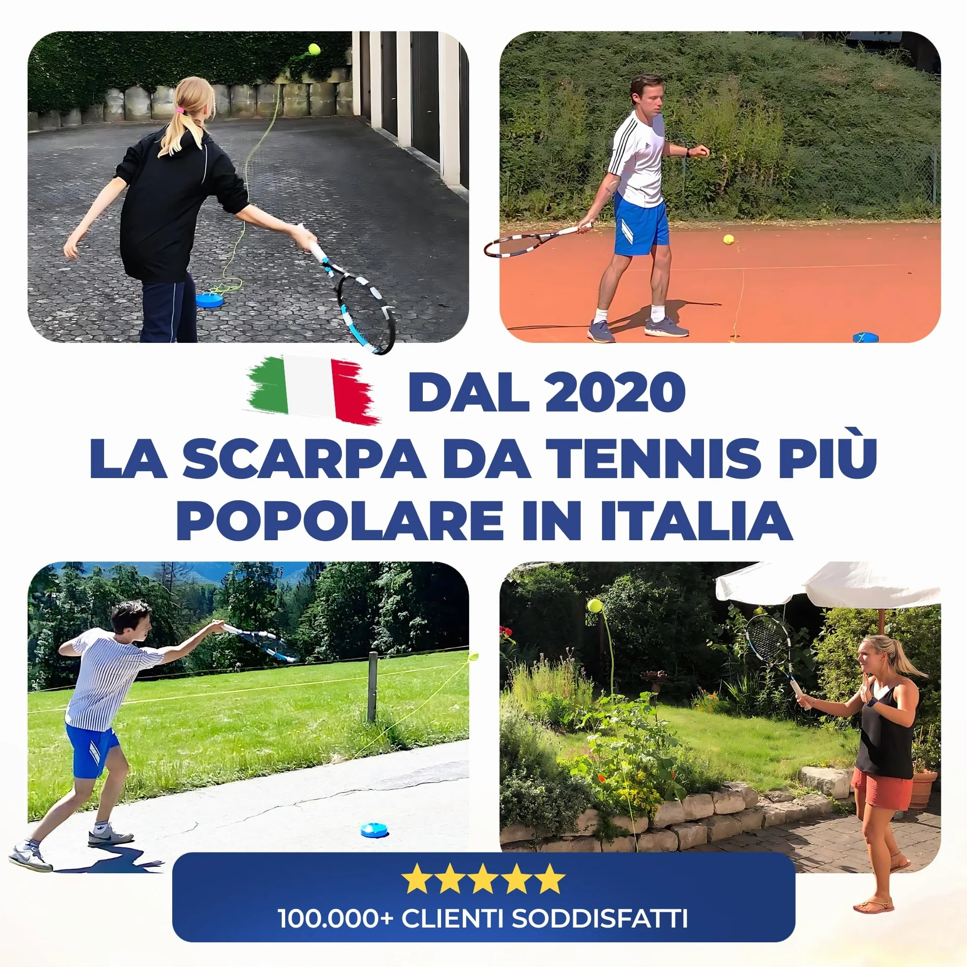 MOVEMATE Dispositivo di Allenamento Tennis/Padel con Pallina Wilson®