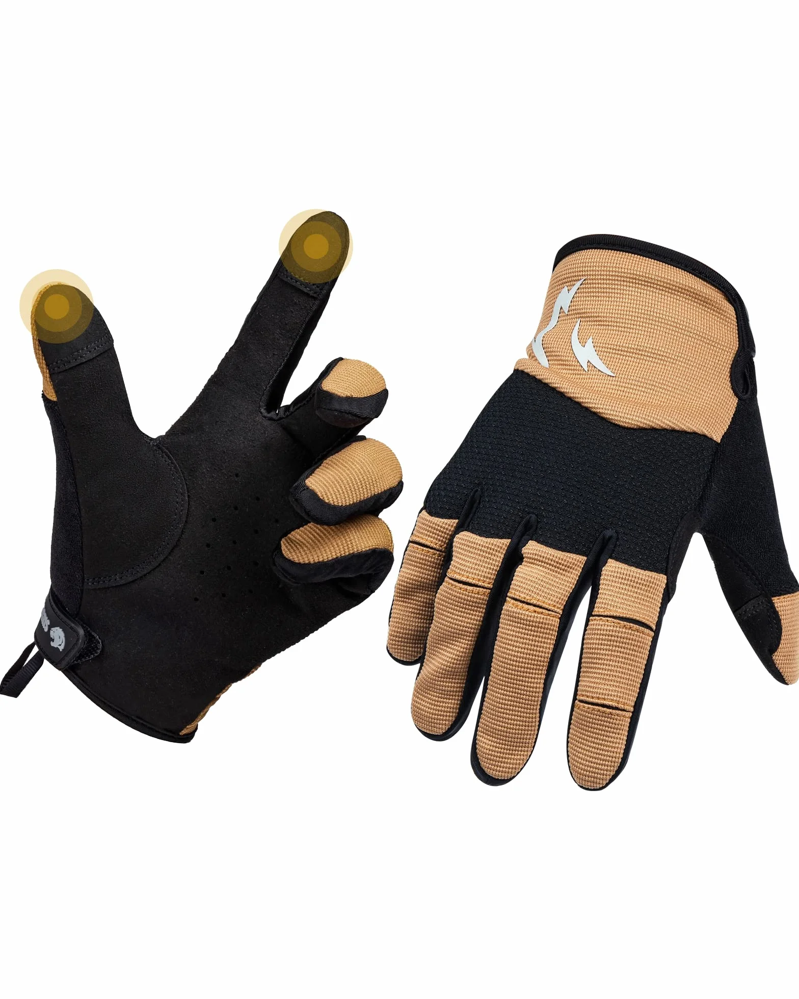OneTigris Guanti tattici touch screen militari da uomo, guanti da moto, per attività all'aria aperta, da motocross, da arrampicata, per softair, paintball, trekking, caccia, ciclismo