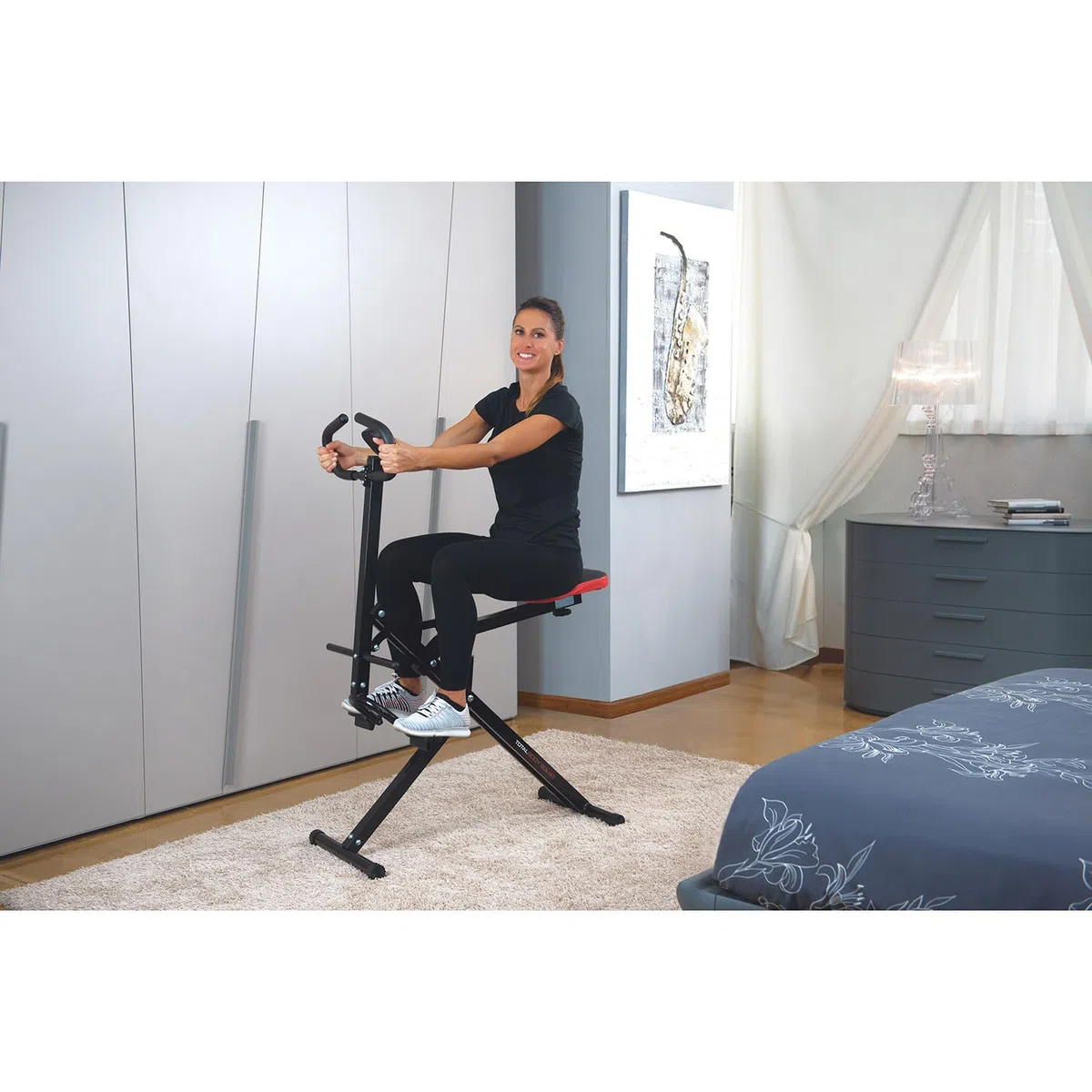 Toorx Attrezzo tonificazione Muscolare Full Body Total Body Squat salvaspazio cod. TB-Squat