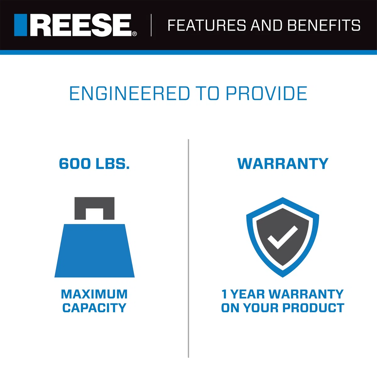 Reese Powersports 7019400 - Argano Marino (272,2 kg.)