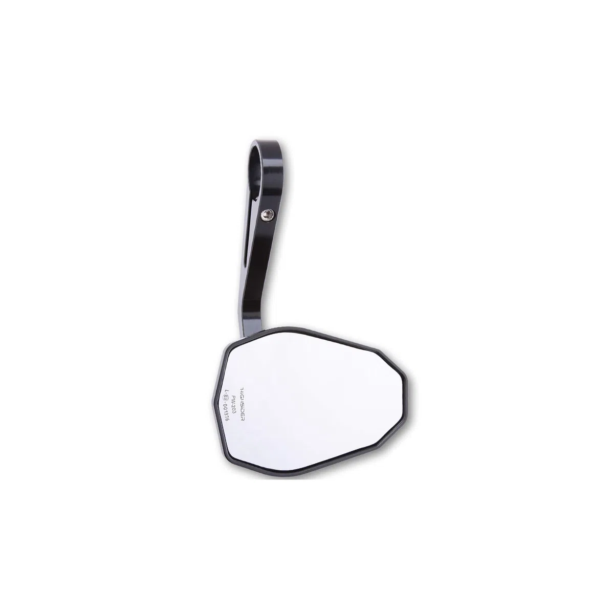 HIGHSIDER Specchietto retrovisore Victory, nero, per manubrio