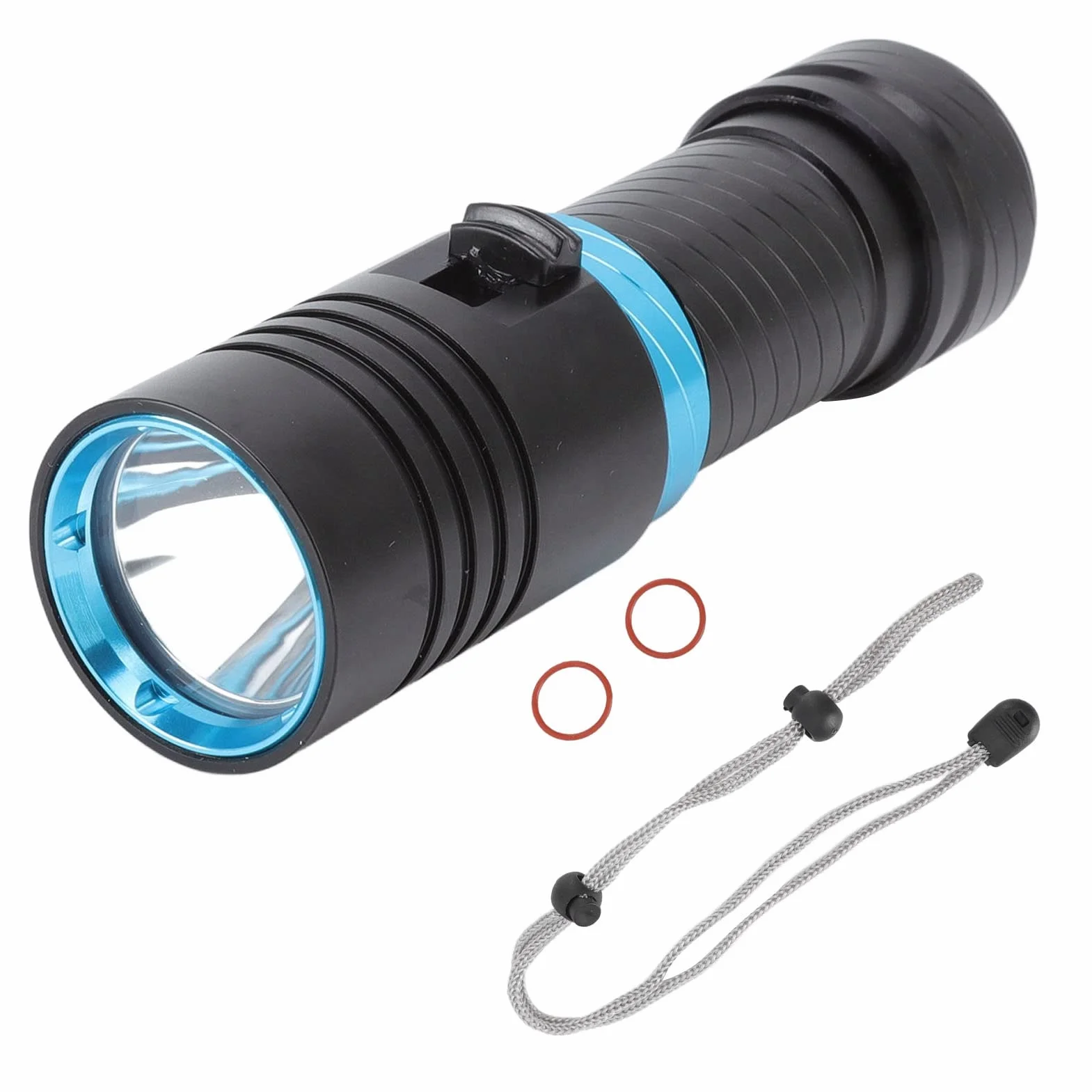Torcia Subacquea Impermeabile IPX8 5000LM 100M Luci per Immersione Fotografia LED L2