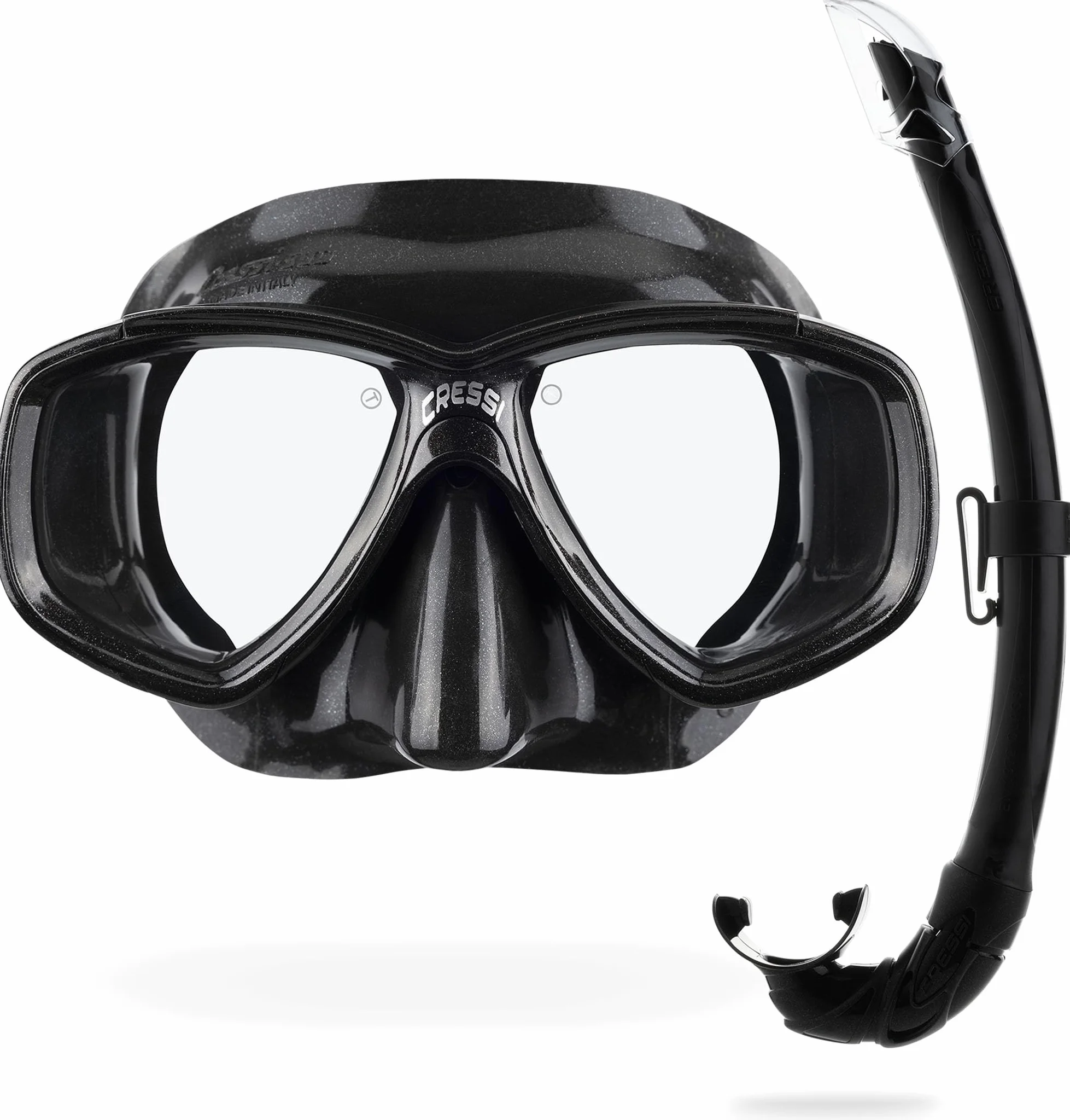 CRESSI Perla Maschera Singola o Combo Set con Snorkel Mexico per Snorkeling e Immersioni, Taglia Unica Adulti