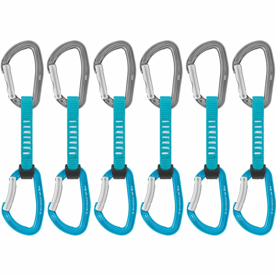 PETZL Djinn Axess Confezione da 6