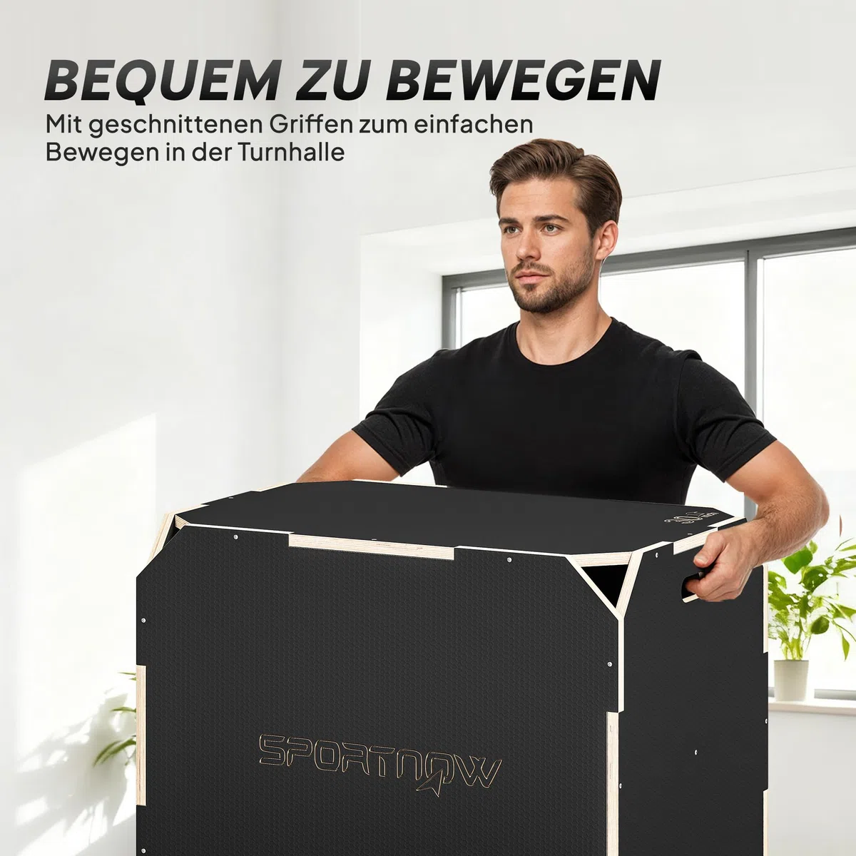 SPORTNOW Plyo Box - Cassetta per Saltare Step up jumpbox Unisex Adulto