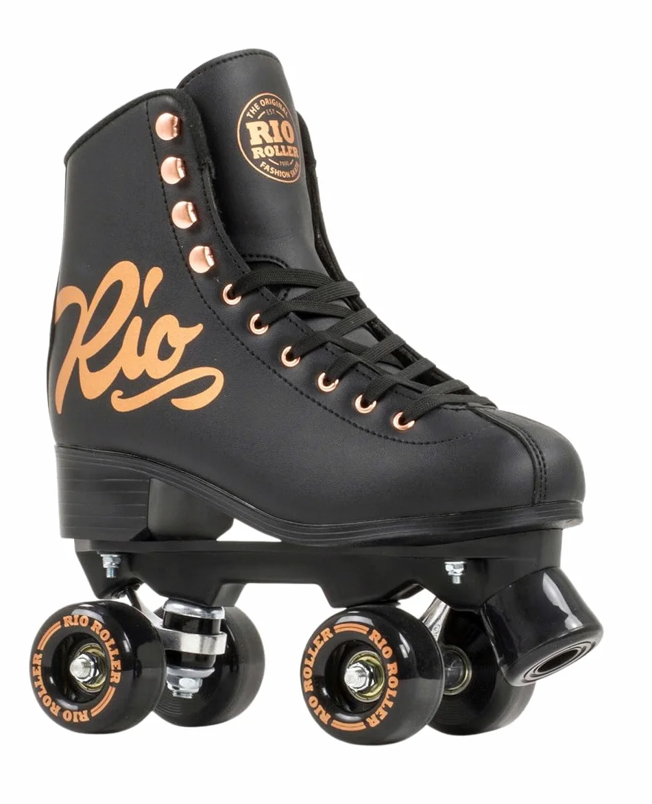Rio Roller Rose Quad Skates, Pattini da Pattinaggio Bambini. da Ragazzi, Unisex