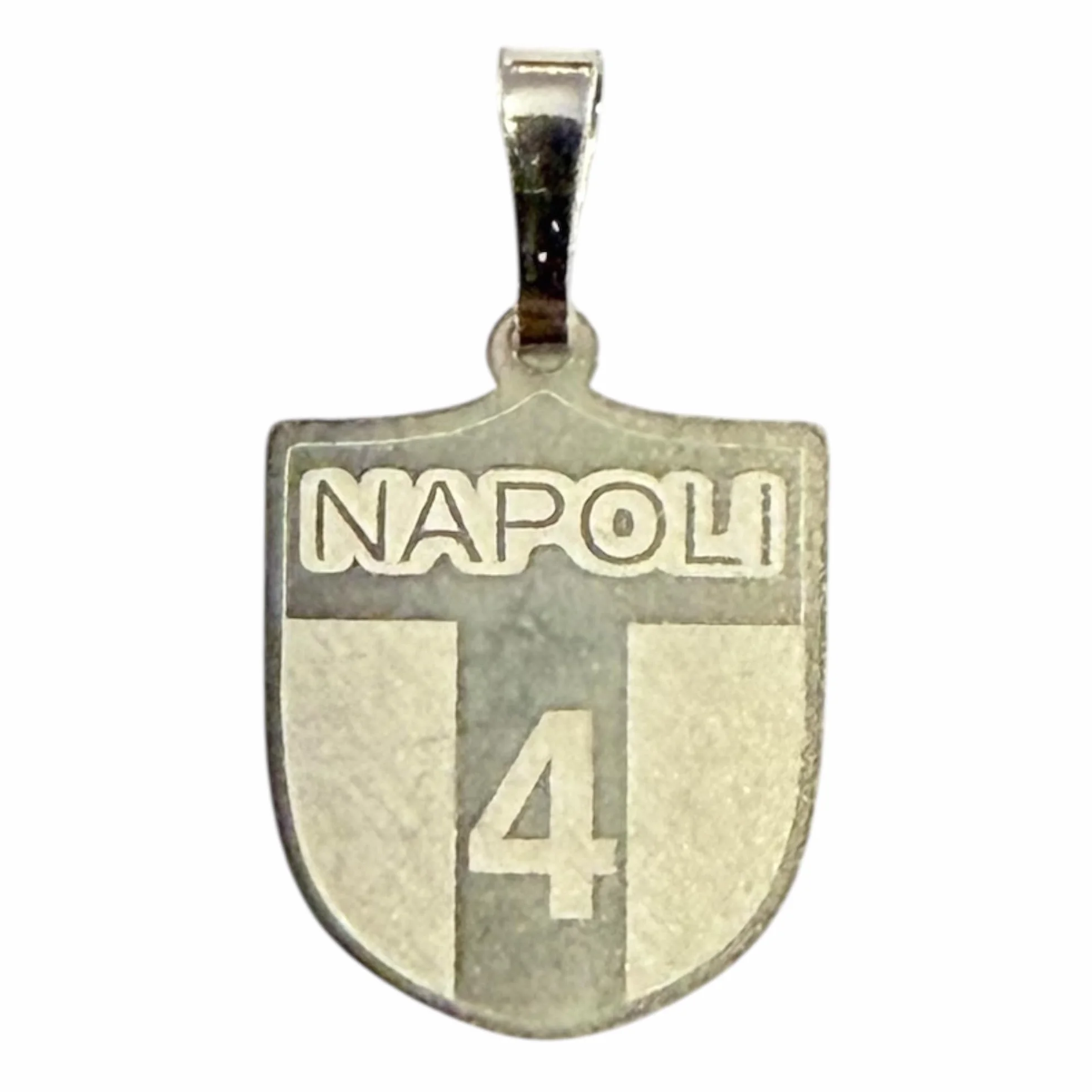 Generico Ciondolo Scudetto Napoli 4, Argento Sterling 925