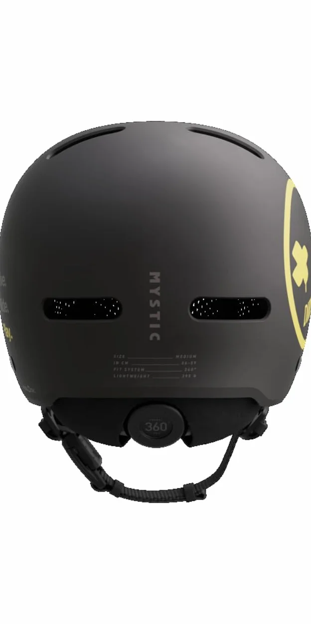 Mystic Casco Vandal Pro 2026 Dirty Habits Nero/Giallo