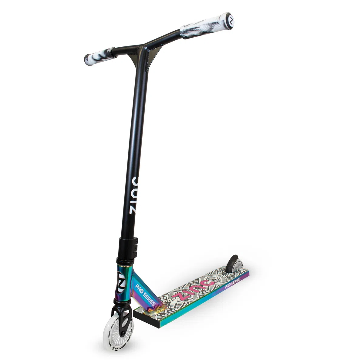 Hy-pro Zinc Stunt Scooter per bambini dai 6 anni in su, monopattino e scooter Stunt, design Pro T-Bar, cuscinetti a sfera ABEC 9, 100 ruote in poliuretano, leggero e stabile