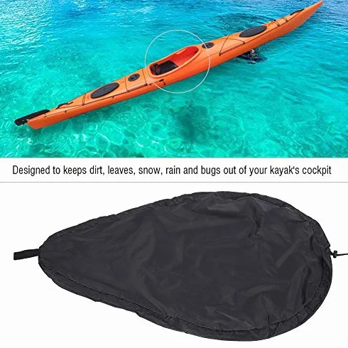 Keenso Copertura Cabina Guida Kayak Canoa Regolabile Universale Protezione (M)