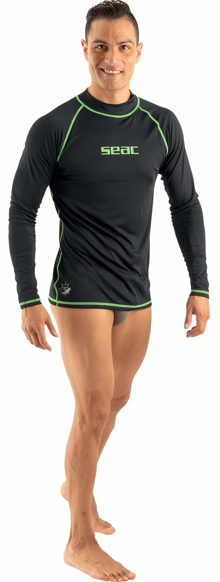 Seac T-Sun Long Man Maglia Protettiva Rash Guard Snorkeling Nuoto Anti UV
