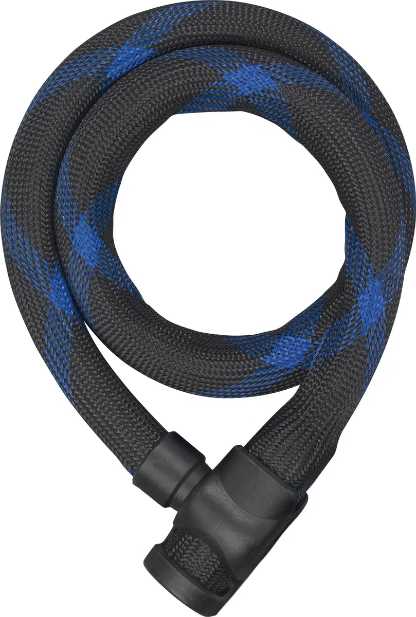ABUS Blocca cavo corazzato Ivera Steel-O-Flex 7200 supporto RBU - blocca in d'acciaio con armatura manicotti livello di sicurezza 7 85 cm