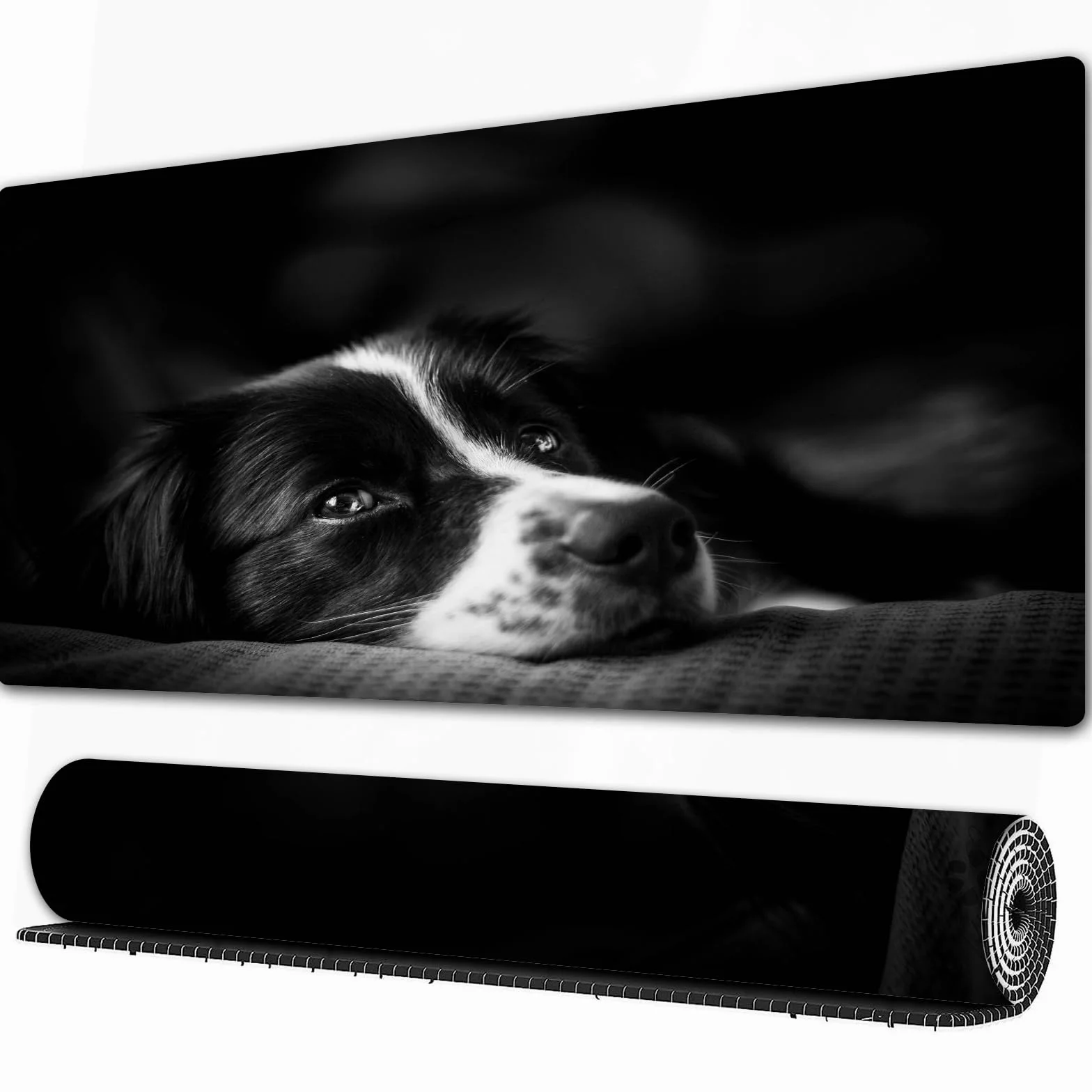 Tappetino per mouse da gioco 40x90 cm antiscivolo impermeabile bordi cuciti