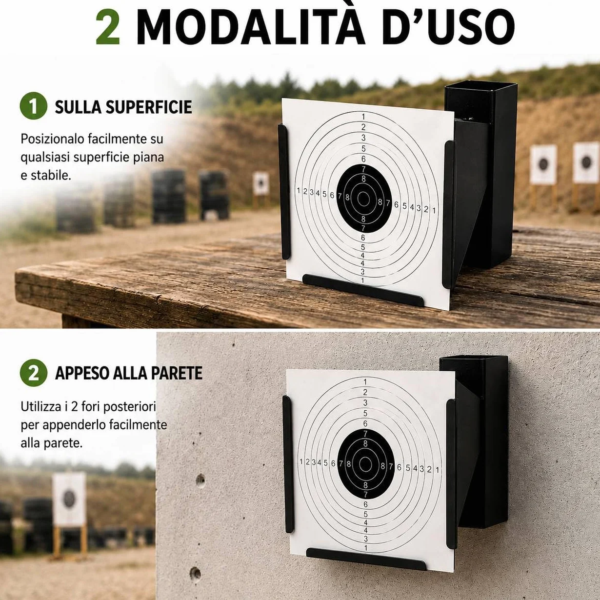 Bersagli standard 14x14 cm acciaio per tiro al bersaglio softair fucili aria compressa 50 sztuk