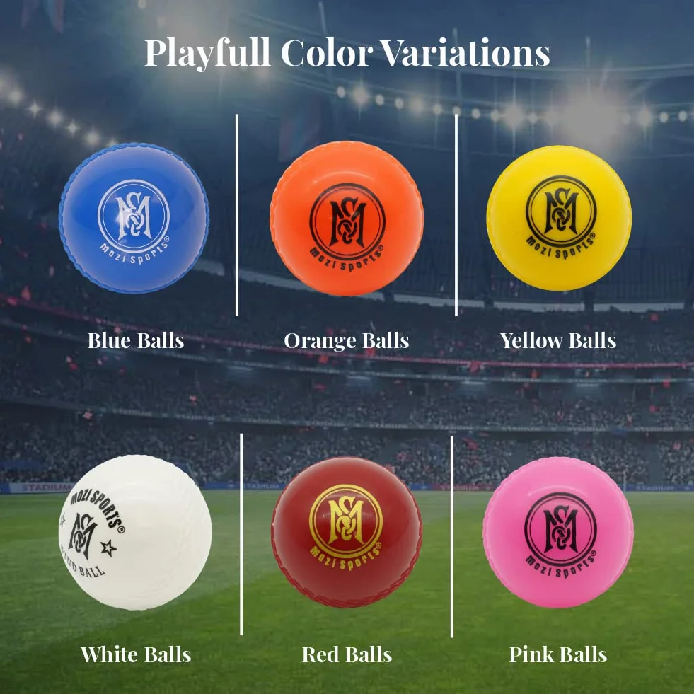 Palline da cricket a vento morbida per allenamento interno ed esterno