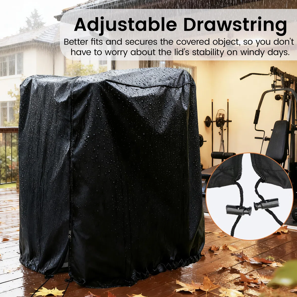 MaWGcowerd Treadmill Cover, Folding Treadmill Cover, Dustproof and Waterproof Cover, Oxford Cloth Waterproof Sunscreen Cover