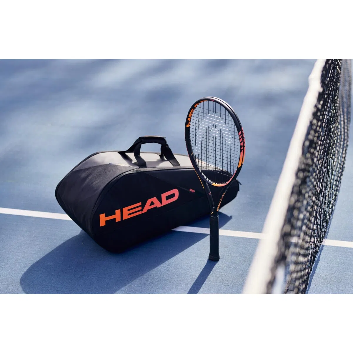 HEAD Borsa per racchette Tour, misura M, Nero/Fiamma, Esclusiva Amazon