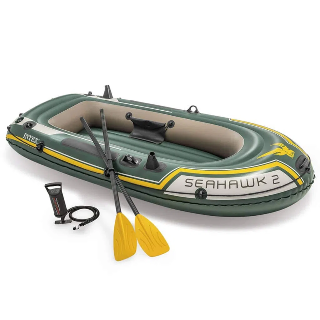 INTEX 68347NP Seahawk 2 Set Gommone con Remi e Pompa