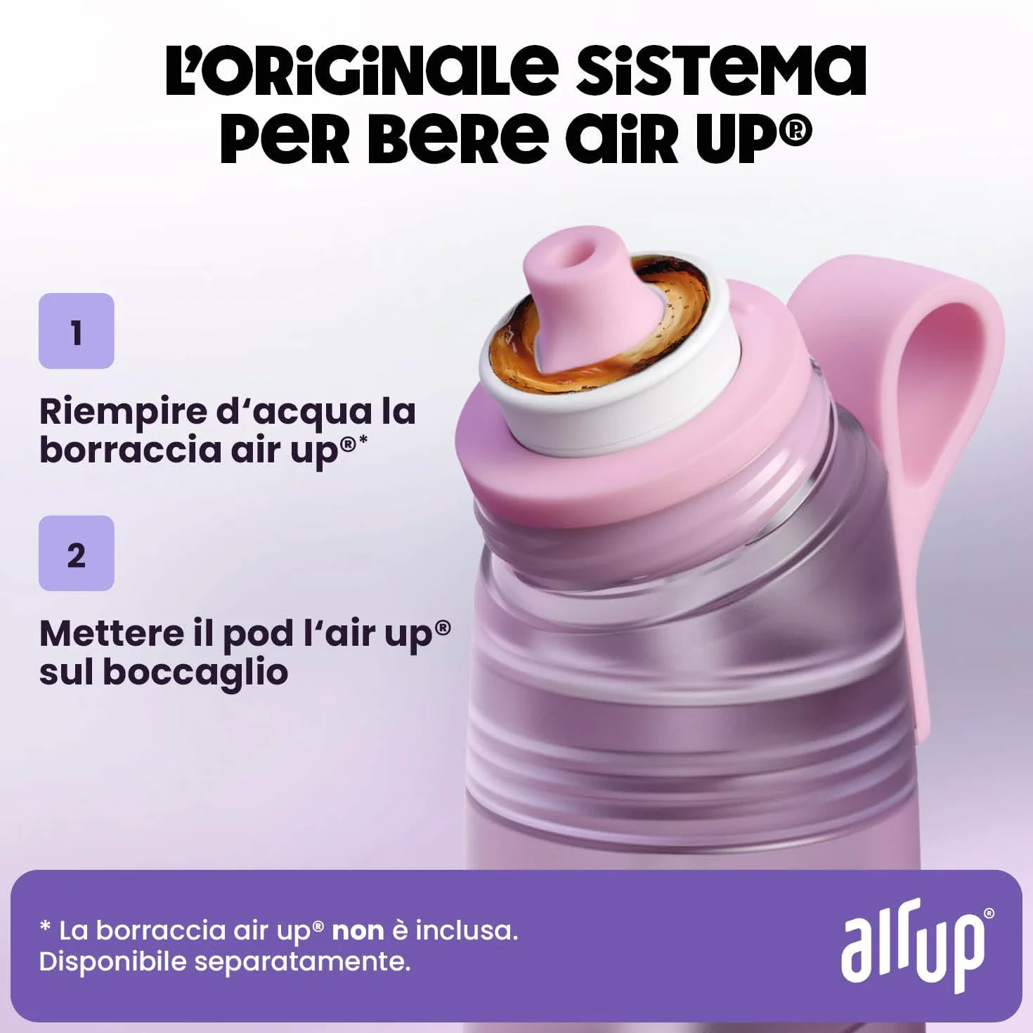air up® Flavour 5 Set degustazione Pod aromatizzati per 25 litri d'acqua senza zucchero