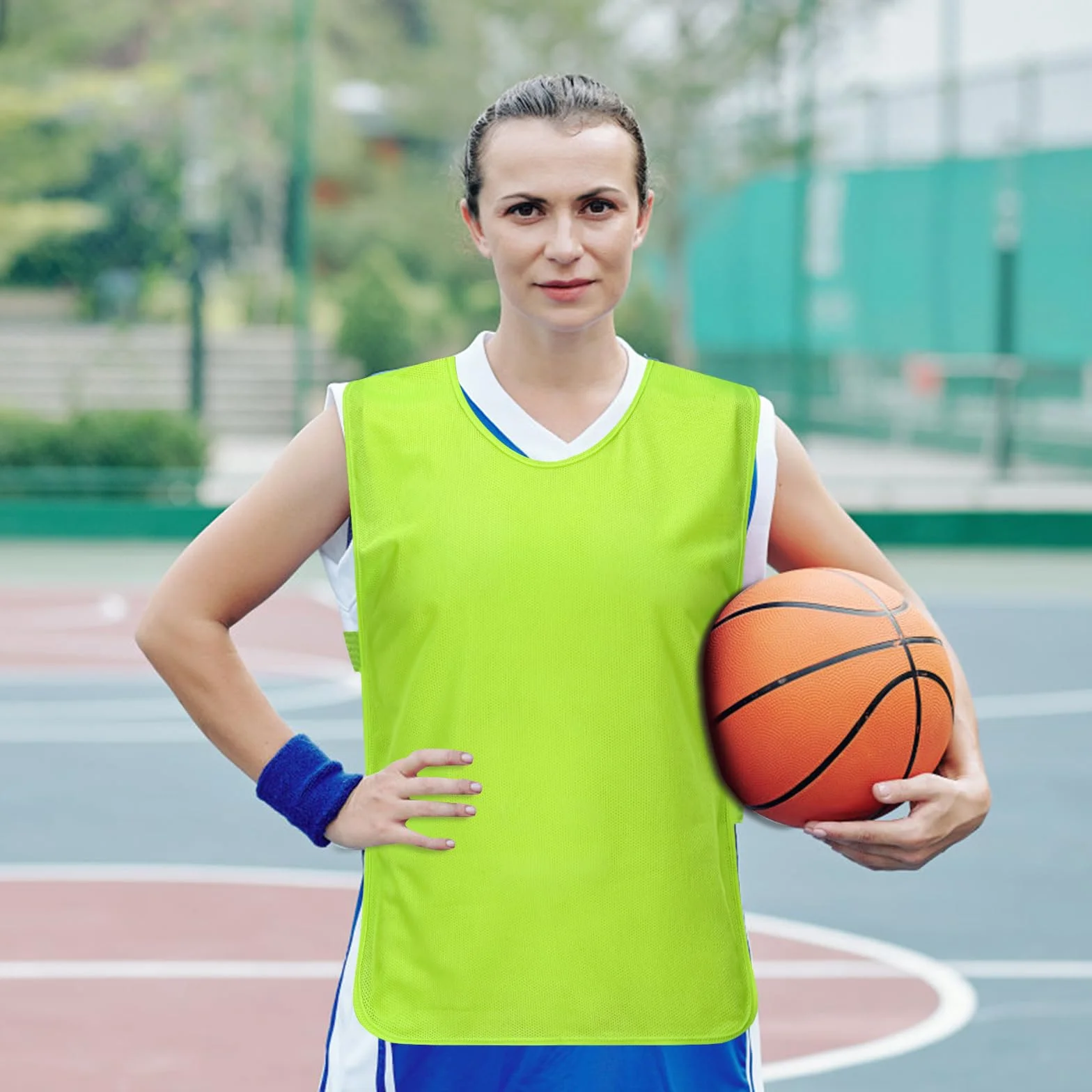 Pettorine Allenamento Calcio 62x65 cm Traspirante Gilet Pallacanestro Donna Uomo Adulti Junior XL 170-200 cm