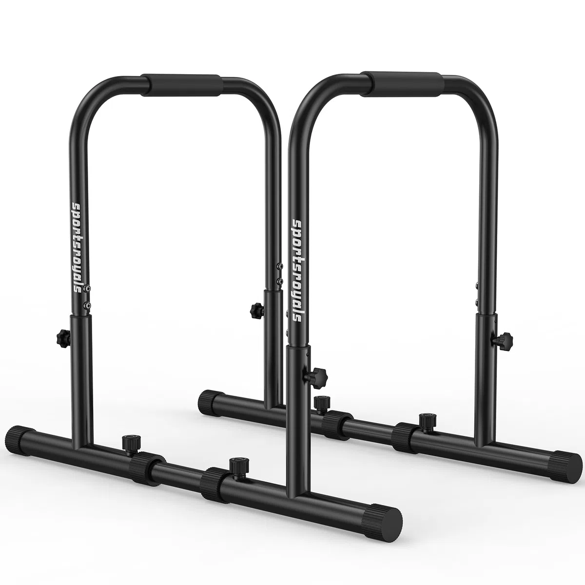 Sportsroyals Barra regolabile per dip bar, parallette pesanti e paralleli, 400 LBS stabili per la casa, per allenamento calistenico e per il corpo