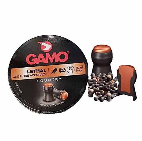 Gamo PIOMBINI 4.5 LETHAL CON PUNTA RAMATA pallini do karabinu powietrznego