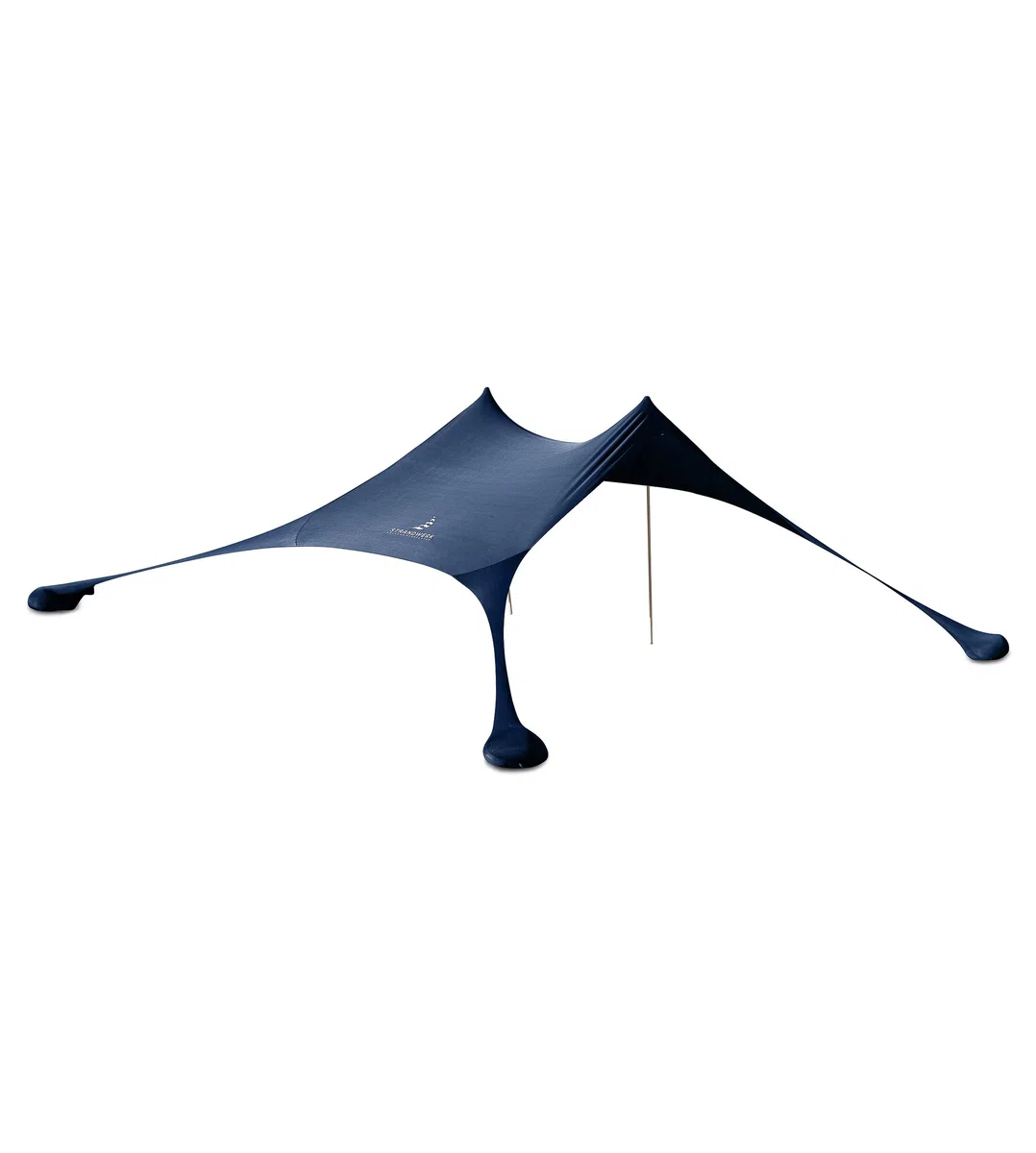 Tenda da spiaggia in lycra di alta qualità, tenda da spiaggia pop-up, con aste in alluminio e ancora di sabbia "Ole", blu scuro