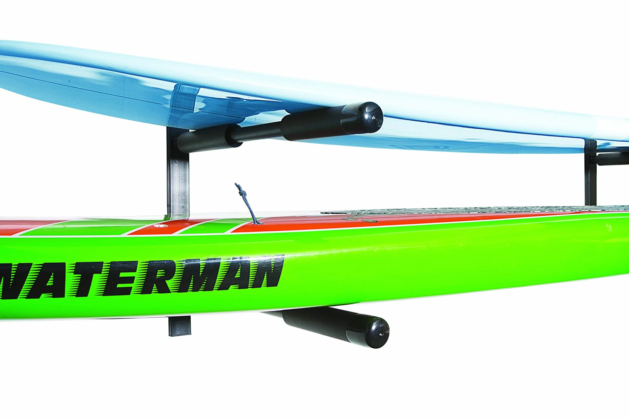 COR Surf Double Board Surfboard Rack | Supporto a parete per SUP per carichi pesanti per paddleboard o tavola da surf SUP e portaoggetti a parete per longboard