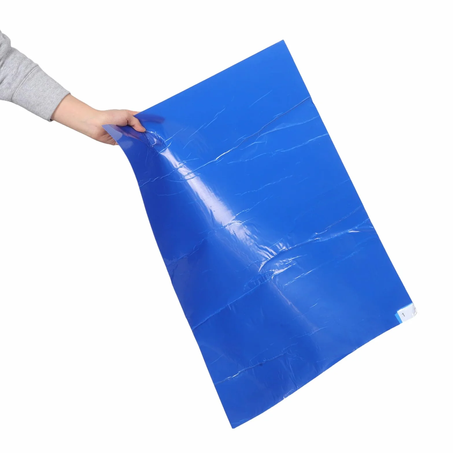 Hohopeti Tappetino Adesivo per Scarpe da Basket 60 Fogli 45x60 cm Rimozione Polvere Blu