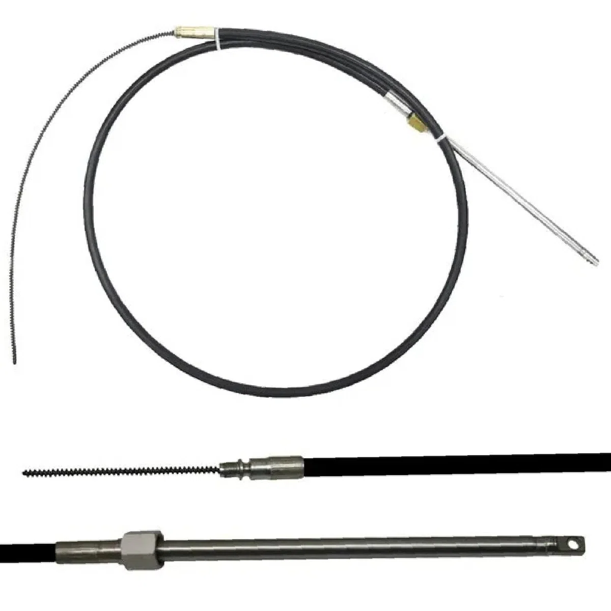 Cavo dello sterzo Aqmm5813 Cavo dello sterzo per barche in acciaio inossidabile tipo M58 per fino a 55 applicabile agli accessori per T67, 8FT
