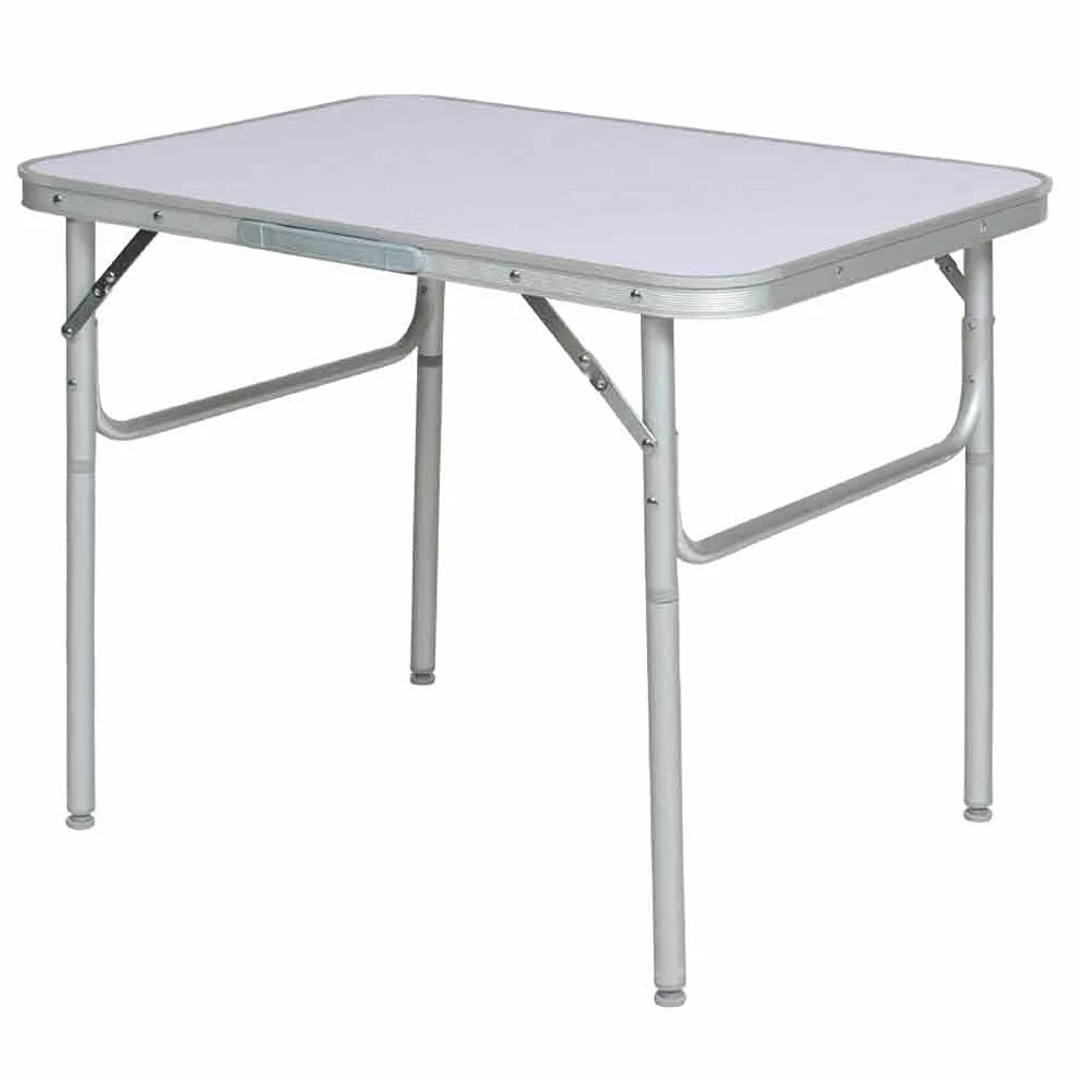 BAKAJI Tavolo Campeggio Pieghevole Alluminio 60x45x50 cm
