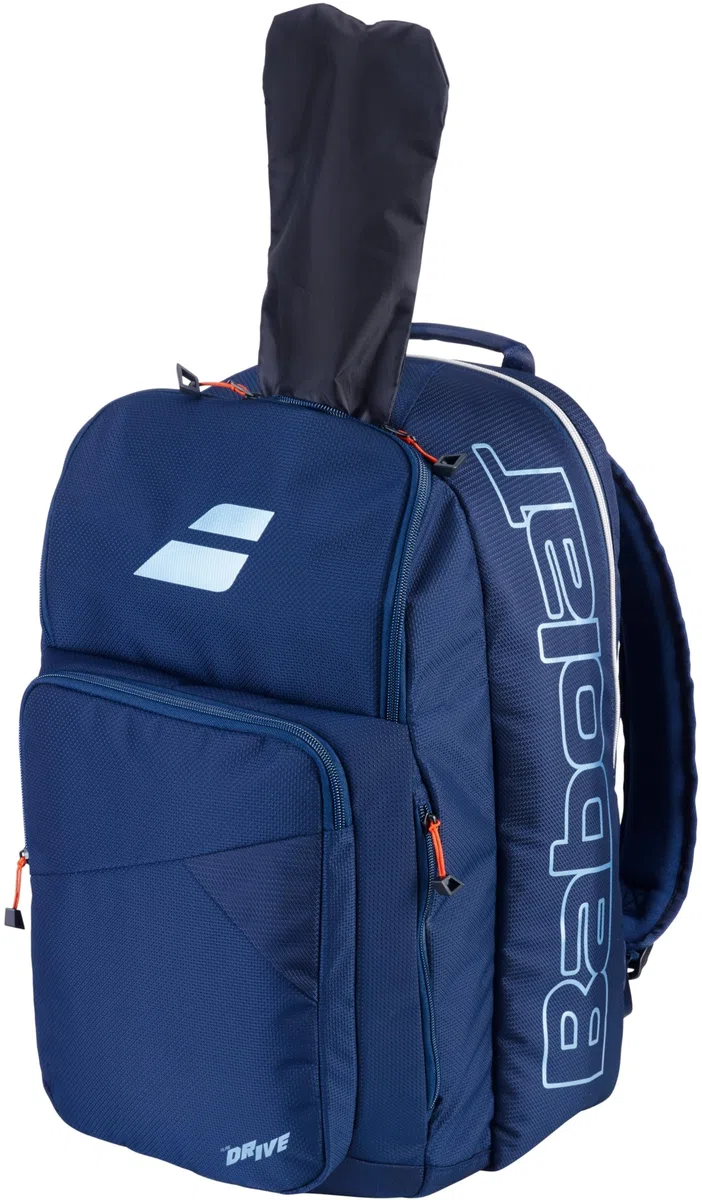 Babolat, Tennis Tasche Modell Kids, Einheitsgröße, Farbe Blau/Weiß/Rosa, Vielseitige Tasche mit Zwei Fächern, Spezielles Fach für Zubehör, Ideal für Kinder