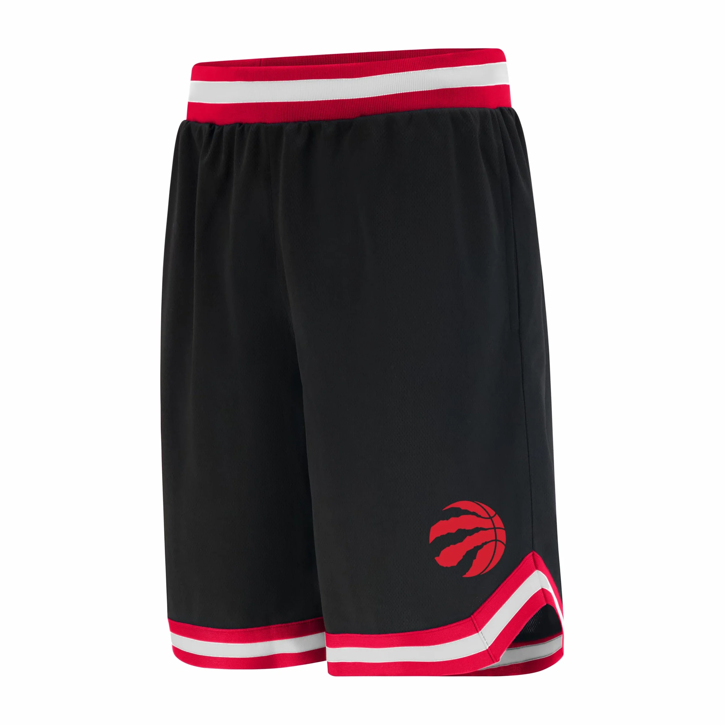 Ultra Game NBA Woven Team Logo Poly Mesh Basket Shorts GSM3547F Nero Large